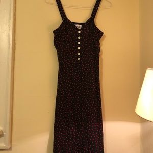 Rouje Paris polka dot dress (black and red)